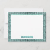 Personalized Knit Pattern Note Card Notitiekaartje (Voorkant)