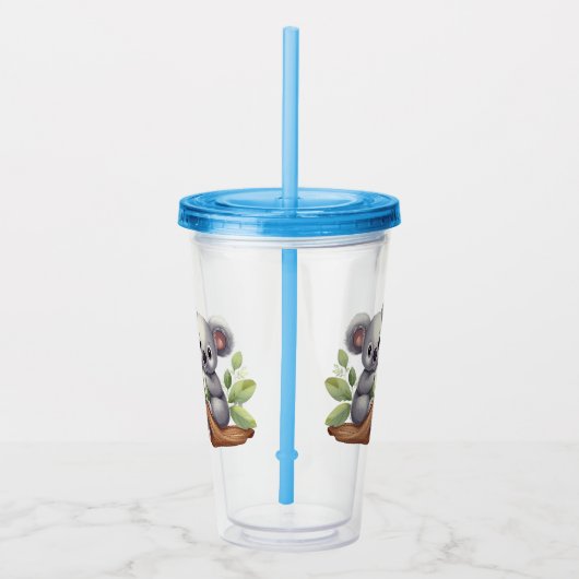 Personalized Kola Bear  Acryl Drinkbeker (Rechts)