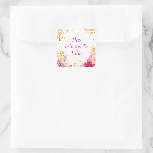 Personalized labels (Tas)