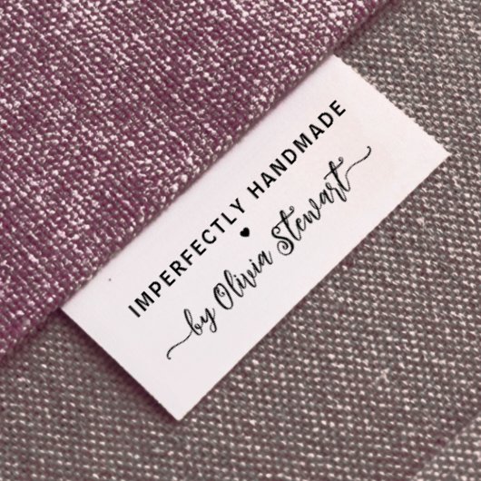 Personalized Labels for Handmade Items Grosgrain Lint