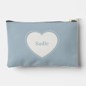 Personalized Labrador Pouch Ice Blue Dog Mom Gift Etui (Achterkant)