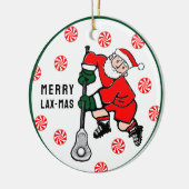 Personalized Lacrosse Collectible Keramisch Ornament (Links)