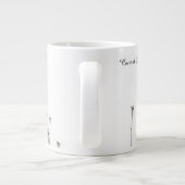 Personalized L'Art de Vivre Slow Living Aesthetic Grote Koffiekop (Achterkant)