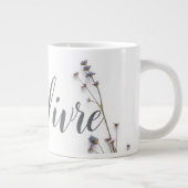 Personalized L'Art de Vivre Slow Living Aesthetic Grote Koffiekop (Rechts)