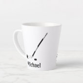 PERSONALIZED LATTEKOP VOOR HOCKEYSPELER LATTE MOK (Linkerhoek)
