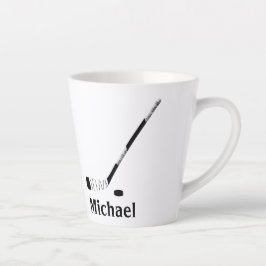 PERSONALIZED LATTEKOP VOOR HOCKEYSPELER LATTE MOK