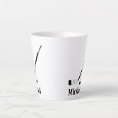 PERSONALIZED LATTEKOP VOOR HOCKEYSPELER LATTE MOK (Voorkant)