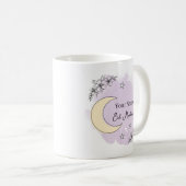 Personalized Lavender Eid Mubarak Coffee Mug Koffiemok (Voorkant rechts)