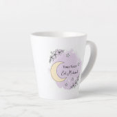 Personalized Lavender Eid Mubarak Coffee Mug Latte Mok (Rechterhoek)