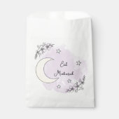Personalized Lavender Eid Mubarak Favor Bag Bedankzakje (Voorkant)