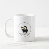 Personalized Lawyer Esq Penguin Ceramic Vessel Koffiemok (Links)