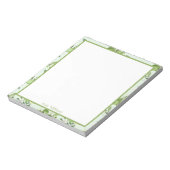 Personalized Lemon and Floral Notepad Notitieblok (Linkerzijde)