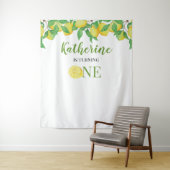 Personalized Lemon Birthday Wandkleed (In situ)