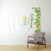 Personalized Lemon Birthday Wandkleed (In Situ (horizontaal))