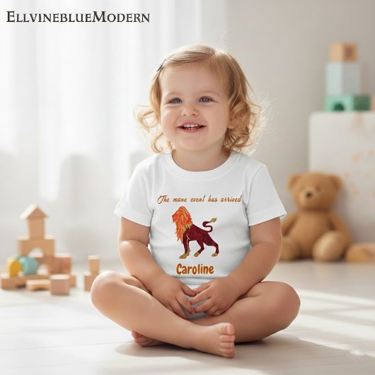 Personalized Leo Zodiac Impressionist Toddler