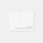 Personalized Leopard Print Office Notes (Voorkant)