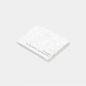 Personalized Leopard Print Office Post-it Notes (Schuin)