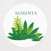 Personalized Leopard Waterproof Labels  (Design 2)