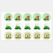 Personalized Leopard Waterproof Labels (Vel)