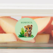 Personalized Leopard Waterproof Labels  (Aangebracht)