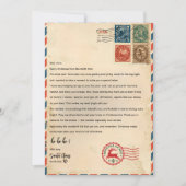 Personalized Letter From Santa Claus | North Pole Kaart (Voorkant)