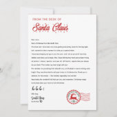 Personalized Letter From Santa Claus | North Pole Kaart (Voorkant)