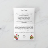 Personalized letter from Santa to a child Feestdagen Kaart (Binnen)