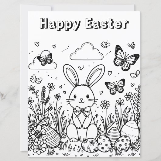 Personalized Letter & from the Easter Bunny (Achterkant)