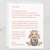 Personalized Letter & from the Easter Bunny (Voorkant)