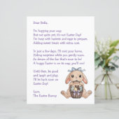 Personalized Letter & from the Easter Bunny (Staand voorkant)