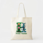 Personalized Letter H Tote Bag (Voorkant)
