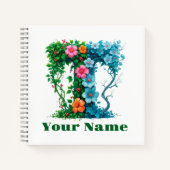 Personalized Letter T Notitieboek (Voorkant)
