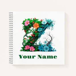 Personalized Letter Z Notitieboek