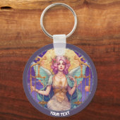 PERSONALIZED LIBRA STERRENBEELD  SLEUTELHANGER (Achterkant)