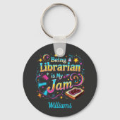 Personalized Librarian Gift Sleutelhanger (Voorkant)