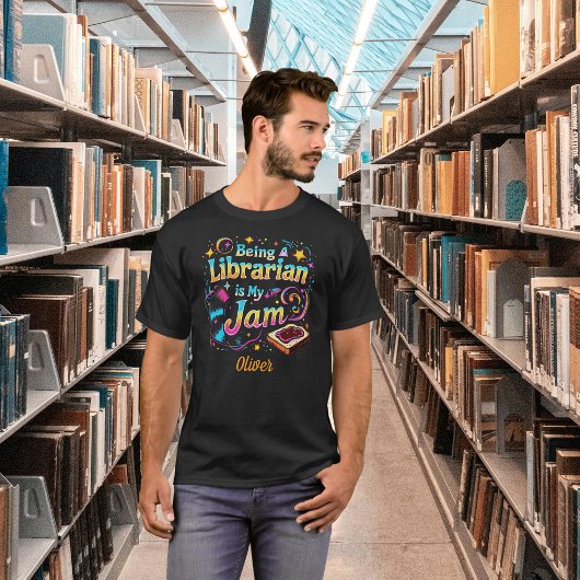 Personalized Librarian Gift T-shirt