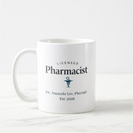 Personalized Licensed Pharmacist Koffiemok