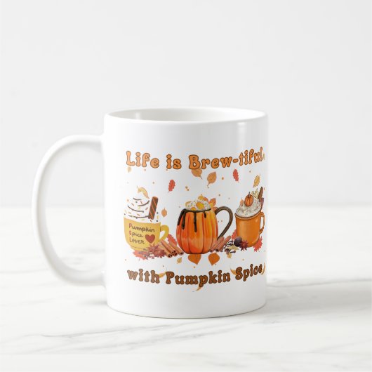 Personalized Life Is Brew-tiful With Pumpkin Spice Koffiemok (Links)