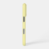 Personalized Light yellow iPhone Case with Custom Hoesje (Rechterkant)