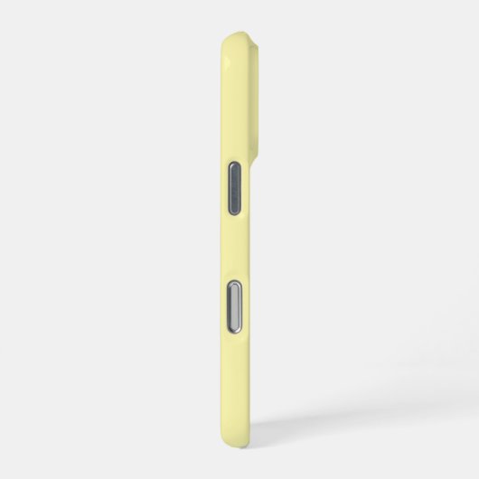 Personalized Light yellow iPhone Case with Custom Hoesje (Rechterkant)
