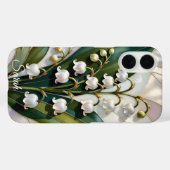 Personalized Lily of the Valley Phone Case (Achterkant (horizontaal))