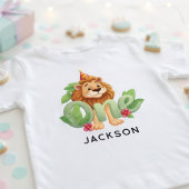 Personalized Lion-Themed Baby Shirt