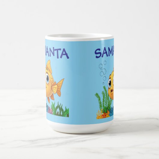 Personalized Little Fish Classic Mug Koffiemok (Center)