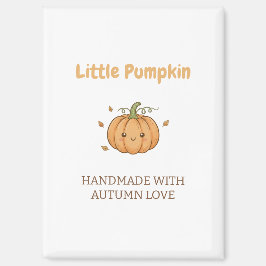 Personalized Little Pumpkin Baby Blanket Magneet