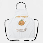 Personalized Little Pumpkin Baby Blanket Schort (Voorkant)