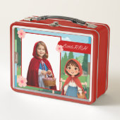 Personalized Little Red Riding Hood Lunch Box (Voorkant)