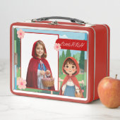 Personalized Little Red Riding Hood Lunch Box (In situ)