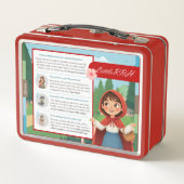 Personalized Little Red Riding Hood Lunch Box (Achterkant)