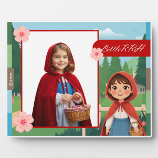 Personalized Little Red Riding Hood Tabletop Photo Fotoplaat