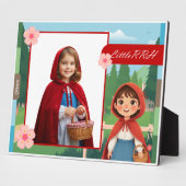 Personalized Little Red Riding Hood Tabletop Photo Fotoplaat (Zijkant)